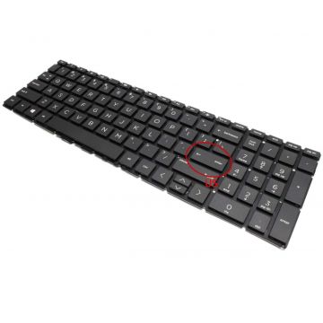 Tastatura HP Pavilion 15-CR layout US fara rama enter mic