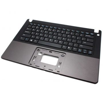 Tastatura Dell Vostro 5480 Neagra cu Palmrest Negru/Maro Tastatura Dell Vostro 5480 Neagra cu Palmrest Negru/Maro