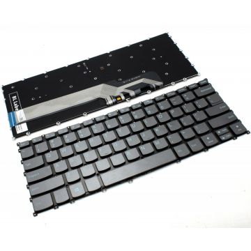Tastatura Lenovo 9Z.NDIIBN.E01 Gri iluminata backlit