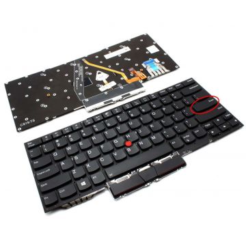 Tastatura Lenovo ThinkPad X1 Carbon 8th GEN 8 2020 iluminata layout US fara rama enter mic