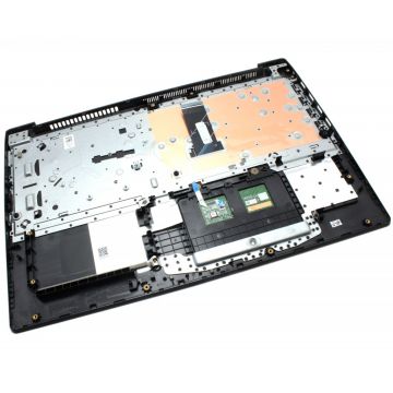 Tastatura Lenovo IdeaPad S145-15AST Gri cu Palmrest Negru si TouchPad