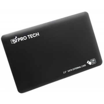 Rack extern HDD ProTech pentru HDD SSD 2.5 SATA USB 3.0 Negru