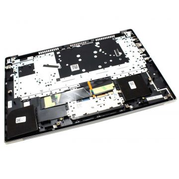 Tastatura Lenovo IdeaPad 530S-15ARR Neagra cu Palmrest Argintiu si TouchPad iluminata backlit Tastatura Lenovo IdeaPad 530S-15ARR Neagra cu Palmrest Argintiu si TouchPad iluminata backlit
