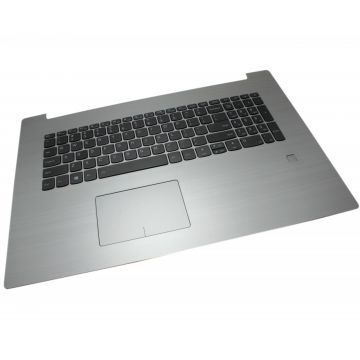 Tastatura Lenovo IdeaPad 320-17ABR Gri cu Palmrest Argintiu si TouchPad iluminata backlit