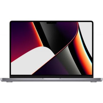 Laptop Apple 14.2'' MacBook Pro 14, Procesor M1 Pro (CPU 10-core, GPU 14-core, Neural Engine 16-core), 32GB, 512GB SSD, Apple GPU, INT KB, Space grey