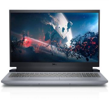 Laptop Dell Inspiron Gaming 5525 G15, 15.6 inch FHD (1920 x 1080) 120Hz 250 nits WVA Anti-Glare LED Backlit Narrow Border Display, Phantom Grey with speckles, AMD Ryzen(TM)7 6800H 8-Cores Processor (20M Cache, up to 4.7 GHz), NVIDIA(R) GeForce RTX(TM) 30
