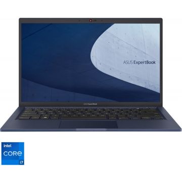 Ultrabook ASUS 14'' ExpertBook B1 B1400CEPE, FHD, Procesor Intel® Core™ i7-1165G7, 8GB DDR4, 512GB SSD, GeForce MX330 2GB, No OS, Star Black