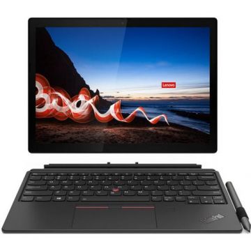 Laptop 2in1 Lenovo ThinkPad X12 Detachable (Procesor Intel® Core™ i7-1160G7 (12M Cache, up to 4.4 GHz) 12.3inch FHD+ IPS Touch, 16GB, 512GB SSD, Intel® Iris Xe Graphics, 4G LTE, Win 11 DG Win 10 Pro, Negru)