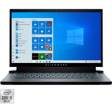Laptop Gaming Alienware M15 R3 cu procesor Intel® Core™ i9-10980HK pana la 5.30 GHz, 15.6, Full Hd, 144Hz, 32GB, 4TB SSD (2x 2TB PCIe M.2 SSD) RAID0 [Boot] + 512GB PCIe M.2 SSD [Storage], GeForce RTX 2080 SUPER 8GB GDDR6 | Windows 10 Pro