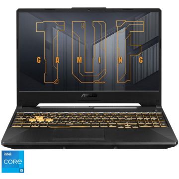 Laptop Gaming ASUS FX506HE-HN008 cu procesor Intel Core i5-11400H pana la 4.5 GHz, 15.6 FHD 144Hz, 16GB, 512GB SSD, NVIDIA GeForce RTX 3050 Ti 4GB, No OS, Eclipse Gray