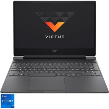 Laptop Gaming HP VICTUS 15-fa0014nq cu procesor Intel® Core™ i7-12700H pana la 4.70 GHz, Alder Lake, 15.6, Full HD, 16GB, 512GB SSD, GeForce GTX 1650 4GB, FreeDOS, Mica Silver