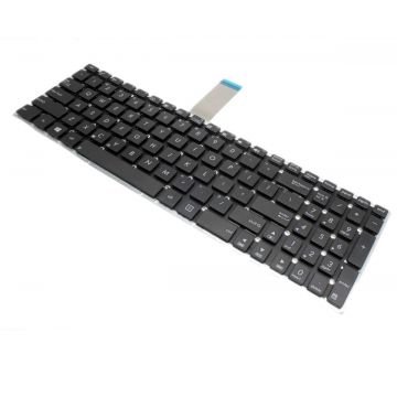 Tastatura Asus F550C layout US fara rama enter mic