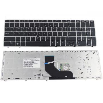 Tastatura HP 9Z.N6GSF.30S rama argintie