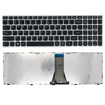 Tastatura Lenovo 25214727 Rama Argintie