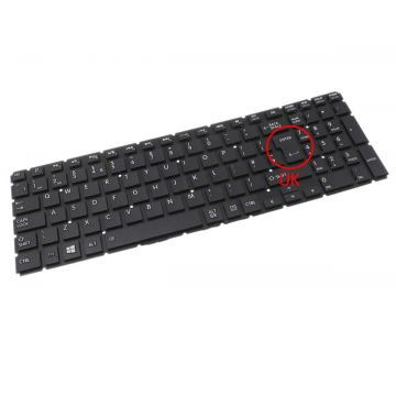 Tastatura Toshiba Satellite C50 C layout UK fara rama enter mare