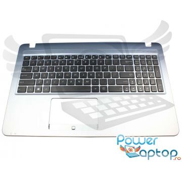 Tastatura Asus 90NB0B03 R30690 neagra cu Palmrest auriu