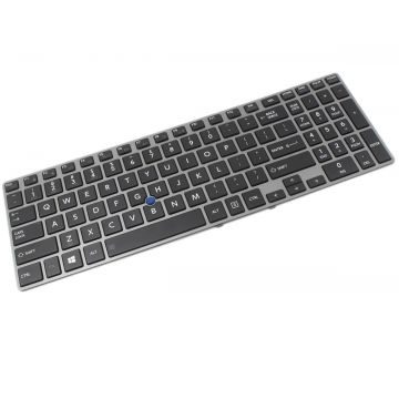 Tastatura Toshiba Tecra Z50 Rama gri iluminata backlit