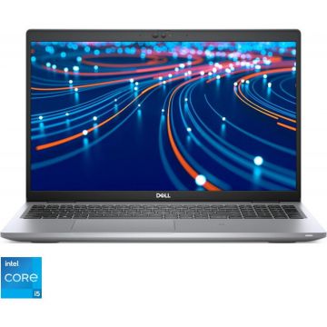 Laptop Dell Latitude 5520 cu procesor Intel® Core™ i5-1145G7 pana la 4.40 GHz, 15.6, Full HD 8GB, 512GB SSD, Intel® Iris® Xe Graphics 620, Ubuntu