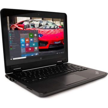 Laptop Refurbished Lenovo ThinkPad Yoga 11e, Intel Celeron Dual Core N3160 1.6 GHz, Intel HD Graphics, Wi-Fi, Bluetooth, WebCam, Display 11.6inch 1366 by 768 TouchScreen, 16 GB DDR3, 256 GB SSD M.2, Windows 10 Pro