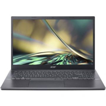 Laptop Acer Aspire 5 A515-57 (Procesor Intel® Core™ i5-1235U (12M Cache, up to 4.40 GHz, with IPU) 15.6inch FHD, 16GB, 512GB SSD, Intel Iris Xe Graphics, Gri)