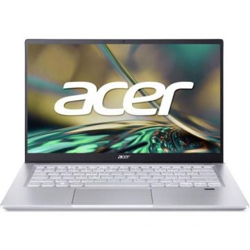 Laptop Acer Swift X SFX14-42G (Procesor AMD Ryzen 7 5825U (16M Cache, up to 4.5 GHz) 14inch FHD, 16GB, 512GB SSD, nVidia GeForce RTX 3050 @4GB, Gri)