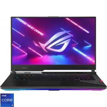Laptop Gaming ASUS ROG Strix SCAR G733ZX (Procesor Intel® Core™ i9-12900H (24M Cache, up to 5.00 GHz), 17.3inch QHD 240Hz, 32GB, 2TB SSD, nVidia GeForce RTX 3080 Ti @16GB, Win 11 Home, Negru)