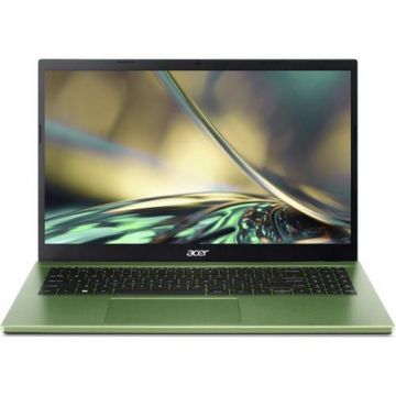 Laptop Acer Aspire 3 A315-59 (Procesor Intel® Core™ i3-1215U (10M Cache, up to 4.40 GHz, with IPU), 15.6inch FHD, 8GB, 256GB SSD, Intel UHD Graphics, Verde)