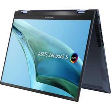 Laptop 2in1 ASUS Zenbook S 13 Flip OLED UP5302ZA (Procesor Intel® Core™ i7-1260P (18M Cache, up to 4.70 GHz) 13.3inch 2.8K Touch, 16GB, 1TB SSD, Intel® Iris Xe Graphics, Win11 Home, Albastru)
