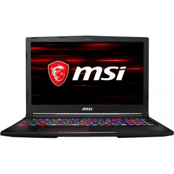 Laptop Gaming MSI GE63 Raider RGB 8RE Intel Core i7-8750H 15.6inch Full HD 120Hz 16GB RAM 1TB + 256GB SSD NVIDIA GeForce GTX 1060 6GB