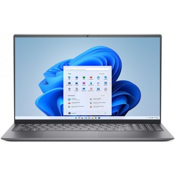 Laptop DELL 15.6'' Inspiron 5515 (seria 5000), FHD, Procesor AMD Ryzen™ 5 5500U (8M Cache, up to 4.0 GHz), 16GB DDR4, 512GB SSD, Radeon, Win 11 Home, Platinum Silver, 3Yr CIS