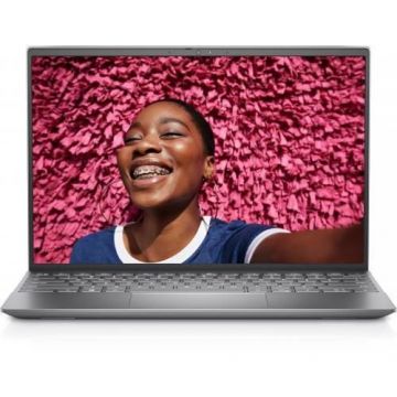 Laptop Dell Inspiron 13 5310, 13.3 QHD+, procesor Intel Core i7-11390H, 16GB RAM, 512GB SSD, nVidia GeForce MX 450 2GB, Windows 11 Home, Platinum Silver
