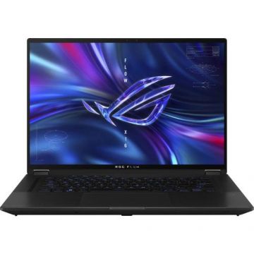 Laptop Gaming Asus ROG Flow X16 GV601RW (Procesor AMD Ryzen 9 6900HS (16M Cache, up to 4.9 GHz), 16inch QHD+ 165Hz Touch, 32GB, 1TB SSD, nVidia GeForce RTX 3070 Ti @8GB, Win 11 Home, Negru)