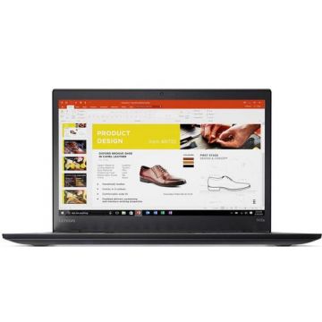 Laptop Refurbished Lenovo ThinkPad T470s Intel Core i5-7200U 2.50GHz up to 3.10GHz 8GB DDR4 256GB SSD 14inch FHD Webcam