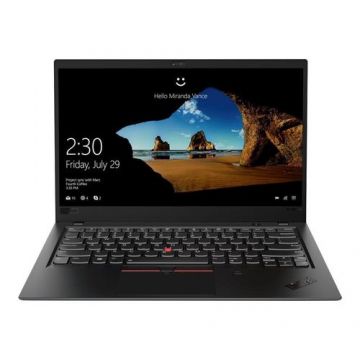 Laptop Refurbished Lenovo X1 Carbon Intel Core i7-8550U 1.80GHz up to 4.00GHz 16GB LPDDR3 256GB SSD FHD 14inch