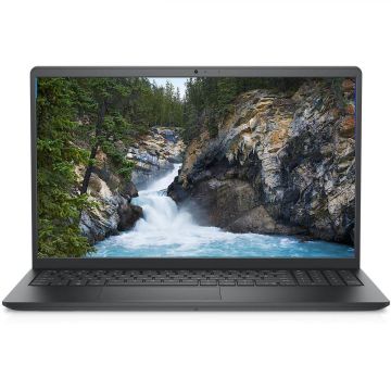 Laptop Dell Vostro 3510, 15.6-inch FHD (1920 x 1080) Anti-glare LED Backlight Non-Touch Narrow Border WVA Display, Carbon Black, Carbon Palmrest without Finger Print Reader, 11th Generation Intel Core i7- 1165G7 Processor (12MB Cache, up to 4.7 GHz), Int
