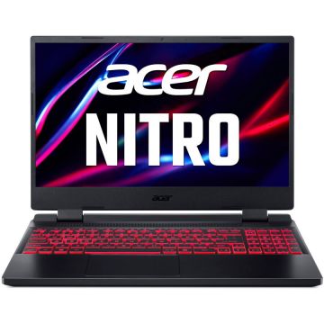 Laptop Gaming Acer Nitro 5 AN515-46 cu procesor AMD Ryzen™ 7 6800H pana la 4.70 GHz, 15.6, Full HD, IPS, 144Hz, 16GB, 1TB SSD, NVIDIA® GeForce RTX™ 3050 Ti 4GB, No OS, Black