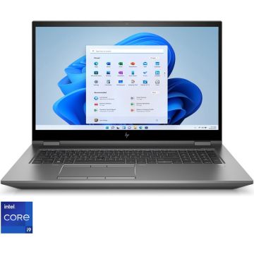Laptop HP Zbook 17 Fury G8 cu procesor Intel® Core™ i9-11950H pana la 5.0GHz, 17.3, Full HD, IPS, 32GB DDR4, 1TB SSD, NVIDIA RTX™ A3000 6GB GDDR6, Windows 11 Pro 64bit Downgrade Win 10 Pro 64 High End, Dark Ash