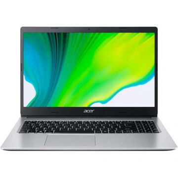 Laptop Acer Aspire 3 A315-59 (Procesor Intel® Core™ i5-1235U (12M Cache, up to 4.40 GHz, with IPU), 15.6inch FHD, 8GB, 256GB SSD, Intel Iris Xe Graphics, Argintiu)