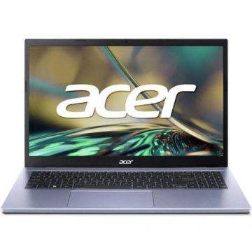 Laptop Acer Aspire 3 A315-59 (Procesor Intel® Core™ i5-1235U (12M Cache, up to 4.40 GHz, with IPU), 15.6inch FHD, 8GB, 256GB SSD, Intel Iris Xe Graphics, Violet)