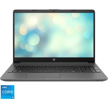 Laptop HP 15-dw4018nq cu procesor Intel® Core™ i5-1235U pana la 4.40 GHz, 15.6 FHD, 8GB DDR4, 512GB PCIe SSD, NVIDIA GEFORCE MX550 2GB, FreeDOS, Chalkboard Gray