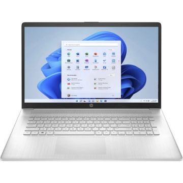 Laptop HP 17-cp1007nq cu procesor AMD Ryzen™ 5 5625U pana la 4.30 GHz, 17.3 FHD Antiglare IPS, 16GB DDR4, 512GB PCIe SSD , AMD Radeon Integrated Graphics, Windows 11 Home, Natural Silver