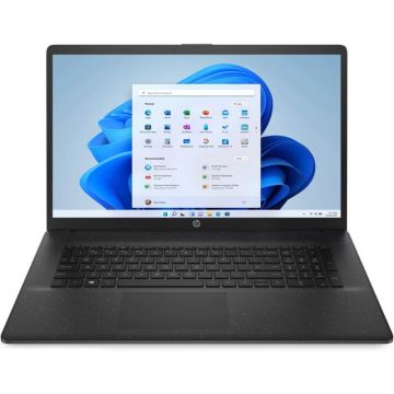 Laptop HP 17-cp1008nq cu procesor AMD Ryzen™ 5 5625U pana la 4.30 GHz, 17.3 FHD Antiglare IPS, 16GB DDR4, 512GB PCIe SSD , AMD Radeon Integrated Graphics, Windows 11 Home, Jet Black