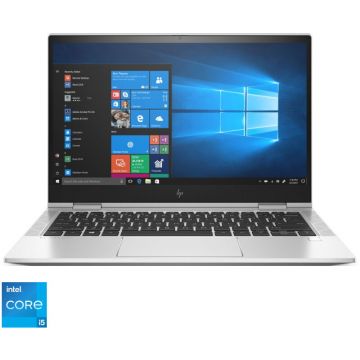 Laptop HP EliteBook x360 830 G7 cu procesor Intel® Core™i5-10210U pana la 4.20 GHz, 13.3, Full HD, IPS, 8GB, 512GB SSD, Intel® UHD Graphics, Windows 10 Pro, Silver