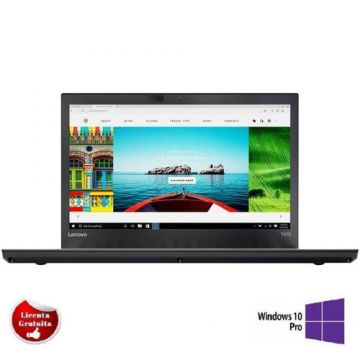 Laptop Refurbished Lenovo ThinkPad T470 Intel Core i5-7300U 2.60GHz up to 3.10GHz 16GB DDR4 512GB SSD 14inch 1920x1080 Webcam Windows 10 Professional