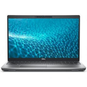 Laptop Dell Latitude 5531 (Procesor Intel® Core™ i7-12800H (24M Cache, up to 4.80 GHz), 15.6inch FHD, 16GB, 512GB SSD, Intel Iris Xe Graphics, FGP, Linux, Gri)