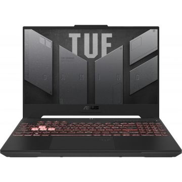 Laptop Gaming ASUS TUF A15 FA507RE cu procesor AMD Ryzen™ 7 6800HS pana la 4.70 GHz, 15.6, Full HD, IPS, 144Hz, 16GB, 512GB SSD, NVIDIA GeForce RTX 3050 Ti 4GB GDDR6, No OS, Jaeger Gray