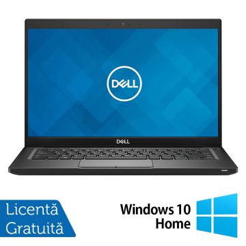 Laptop Refurbished DELL Latitude 7390, Intel Core i5-8250U 1.60 - 3.40GHz, 8GB DDR3, 256GB SSD M.2, 13.5 Inch Full HD, Webcam + Windows 10 Home