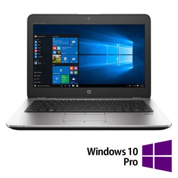 Laptop Refurbished HP EliteBook 820 G4, Intel Core i5-7200U 2.50GHz, 8GB DDR4, 240GB SSD M.2, Full HD Webcam, 12.5 Inch + Windows 10 Pro