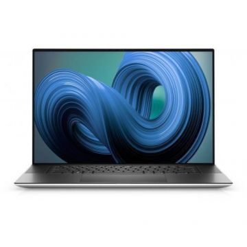 Laptop Dell XPS 9720 (Procesor Intel® Core™ i7-12700H (24M Cache, up to 4.70 GHz), 17inch UHD+ Touch, 32GB, 1TB SSD, nVidia GeForce® RTX 3060 @6GB, Windows 11 Pro, Argintiu)