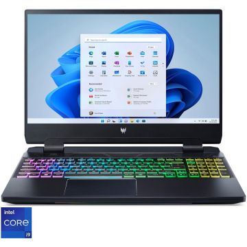 Laptop Gaming Acer Predator Helios 300 PH315-55 cu procesor Intel® Core™ i9-12900H pana la 5.0GHz, 15.6, QHD, 32GB DDR5, 1TB SSD, GeForce RTX 3080 8GB GDDR6, Windows 11 Home, Shale Black